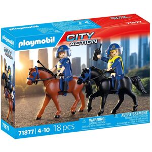 Playmobil Escuadrón policial a caballo . Playmobil Escuadrón policial a caballo .