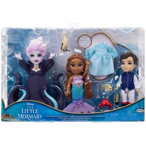 Disney Set 3 muñecas 15 cm La Sirenita Jakks Pacific. Disney Set 3 muñecas 15 cm La Sirenita Jakks Pacific.