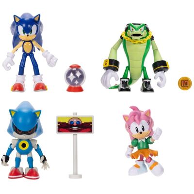 Jakks Pacific Sonic The Hedgehog Mini Figura Serie 18 - 6 Variantes Jakks Pacific Sonic The Hedgehog Mini Figura Serie 18 - 6 Variantes
