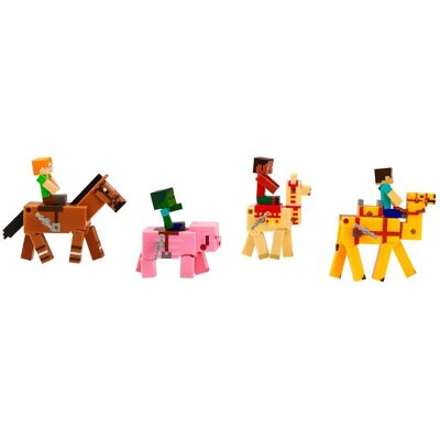 Bizak Figura coleccionable figura y animal con movimiento Minecraft . Bizak Figura coleccionable figura y animal con movimiento Minecraft .