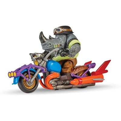 Famosa Vehículo Cycle con Rocksteady Tortugas Ninja . Famosa Vehículo Cycle con Rocksteady Tortugas Ninja .