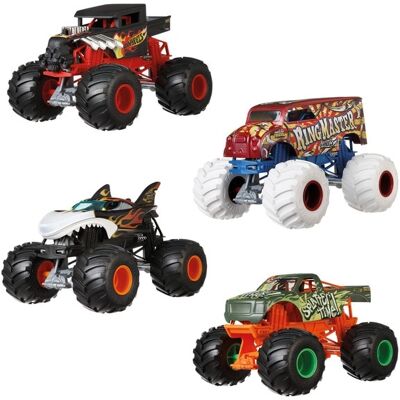Hot Wheels Monster Truck coches de juguetes grandes 1:24, modelos surtidos. Hot Wheels Monster Truck coches de juguetes grandes 1:24, modelos surtidos.