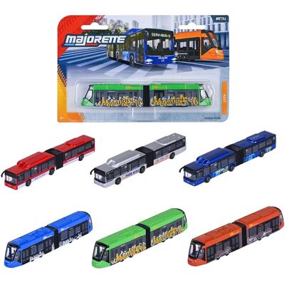 Majorette Autobús MAN o Tranvía AVENIO de metal a escala 1:64 Ride Strong Premium City modelos surtidos. Majorette Autobús MAN o Tranvía AVENIO de metal a escala 1:64 Ride Strong Premium City modelos surtidos.