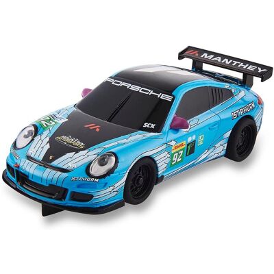 Scalextric Coche de slot SCX Porsche 911 GT3 #92 Línea Compact Escala 1-43 . Scalextric Coche de slot SCX Porsche 911 GT3 #92 Línea Compact Escala 1-43 .