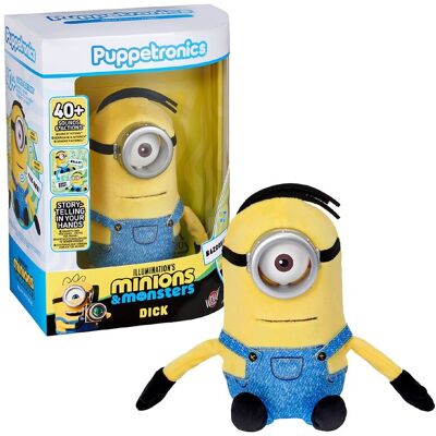 Famosa Peluche interactivo Puppetronic Dick Palm Minions . Famosa Peluche interactivo Puppetronic Dick Palm Minions .