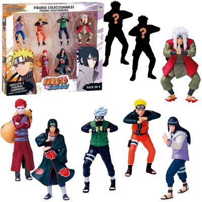 Bizak Pack de 8 figuras de 7 cm Naruto. Bizak Pack de 8 figuras de 7 cm Naruto.
