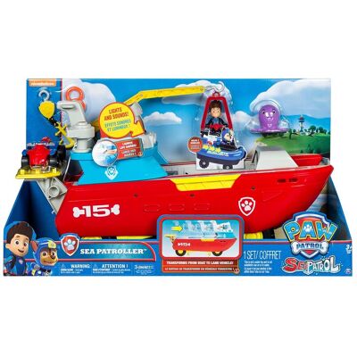Spin Master Vehículo Barco Sea Patroller con Ryder PAW Patrol . Spin Master Vehículo Barco Sea Patroller con Ryder PAW Patrol .