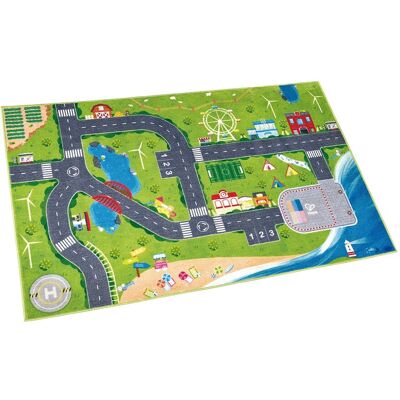 Hape Alfombra circuito trenes y coches . Hape Alfombra circuito trenes y coches .