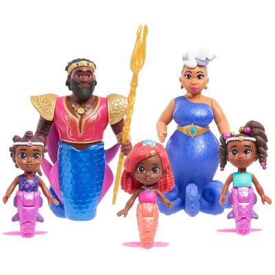 Just Play Familia Ariel Jr. - 5 Figuras Just Play Familia Ariel Jr. - 5 Figuras