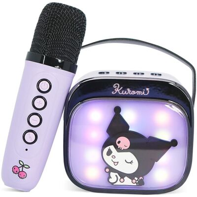 OTL Kuromi altavoz y micro karaoke con luz LED. OTL Kuromi altavoz y micro karaoke con luz LED.