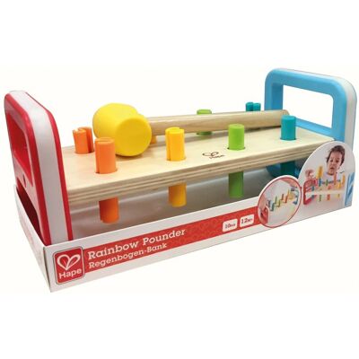 Hape Picafuerte arcoiris juguete de madera . Hape Picafuerte arcoiris juguete de madera .