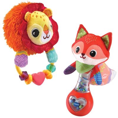 Vtech Sonajeros Bosque El Zorro o Selva El León Baby. Vtech Sonajeros Bosque El Zorro o Selva El León Baby.