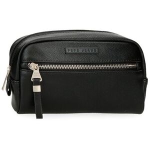 Pepe Jeans Neceser pequeño Elia con bolsillo frontal. Negro Pepe Jeans Neceser pequeño Elia con bolsillo frontal. Negro