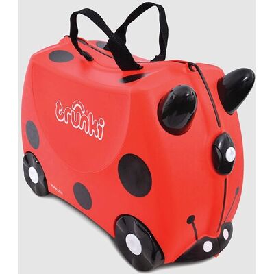 Trunki Maleta Infantil Harley Mariquita. Rojo Trunki Maleta Infantil Harley Mariquita. Rojo