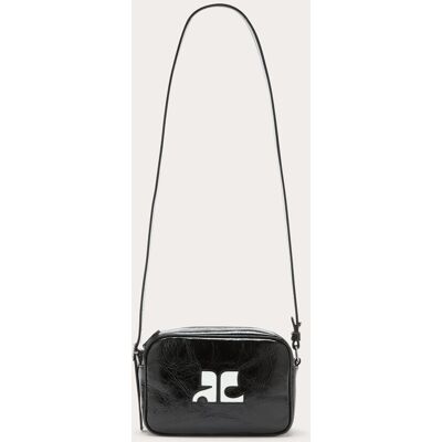 Courrèges Bolso de hombro Camera de vinilo. Negro Courrèges Bolso de hombro Camera de vinilo. Negro