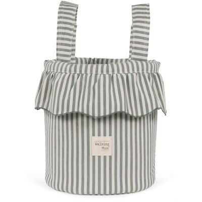 Walking Mum Bolso Bucket Praliné Rayas Matcha. (28 X 25 X 20 Cm) Verde niño Walking Mum Bolso Bucket Praliné Rayas Matcha. (28 X 25 X 20 Cm) Verde niño