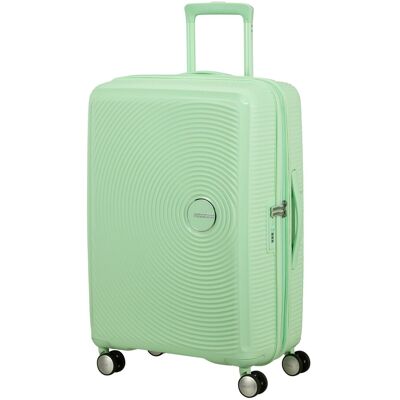 American Tourister Maleta mediana Soundbox Spinner 67-24 Tsa Exp rígida con capacidad de 81 L. Verde claro American Tourister Maleta mediana Soundbox Spinner 67-24 Tsa Exp rígida con capacidad de 81 L. Verde claro