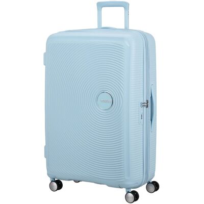 American Tourister Maleta grande Soundbox Spinner 77-28 Tsa Exp rígida con capacidad de 110 L. Azul claro American Tourister Maleta grande Soundbox Spinner 77-28 Tsa Exp rígida con capacidad de 110 L. Azul claro