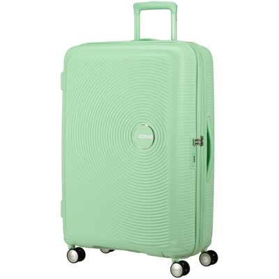 American Tourister Maleta grande Soundbox Spinner 77-28 Tsa Exp rígida con capacidad de 110 L. Verde claro American Tourister Maleta grande Soundbox Spinner 77-28 Tsa Exp rígida con capacidad de 110 L. Verde claro