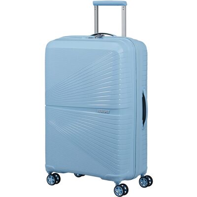 American Tourister Maleta mediana airconic spinner 67-26 tsa rígida con capacidad de 67 l. Azul claro American Tourister Maleta mediana airconic spinner 67-26 tsa rígida con capacidad de 67 l. Azul claro