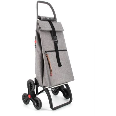 Rolser Carro de la Compra Big Tweed 6 Ruedas Sube Escaleras Plegable . Gris Rolser Carro de la Compra Big Tweed 6 Ruedas Sube Escaleras Plegable . Gris