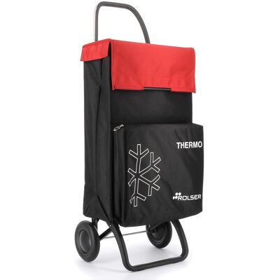 Rolser Carro de la compra Termo Fresh MF 2 Ruedas . Negro / Rojo Rolser Carro de la compra Termo Fresh MF 2 Ruedas . Negro / Rojo