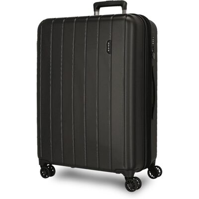 Movom Maleta grande 78 cm Wood rígida con capacidad de 108L. Negro Movom Maleta grande 78 cm Wood rígida con capacidad de 108L. Negro