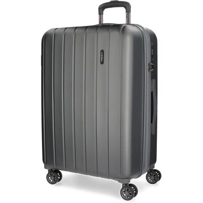 Movom Maleta mediana expandible Wood rígida con capacidad hasta 73L. Antracita Movom Maleta mediana expandible Wood rígida con capacidad hasta 73L. Antracita