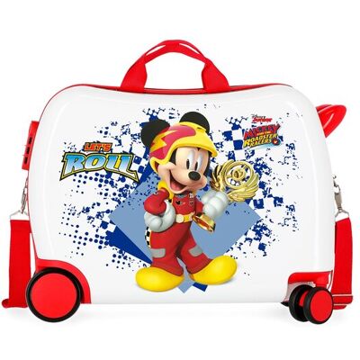 Disney Maleta infantil 2 ruedas multidireccionales Mickey Joy rígida con capacidad de 34L. Multicolor Disney Maleta infantil 2 ruedas multidireccionales Mickey Joy rígida con capacidad de 34L. Multicolor