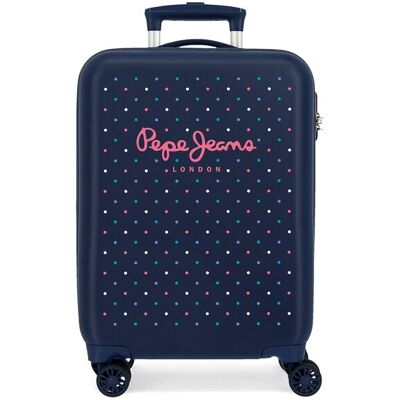 Pepe Jeans Maleta de cabina Molly rígida con capacidad de 34L. Azul marino Pepe Jeans Maleta de cabina Molly rígida con capacidad de 34L. Azul marino