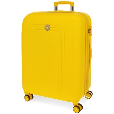 Movom Maleta grande Riga con capacidad de hasta 108L. Negro brillante Movom Maleta grande Riga con capacidad de hasta 108L. Negro brillante
