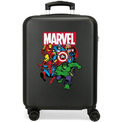 Personajes Maleta de Cabina Sky Avengers rígida 55cm Negra rígida con capacidad de 34L. Negro Personajes Maleta de Cabina Sky Avengers rígida 55cm Negra rígida con capacidad de 34L. Negro