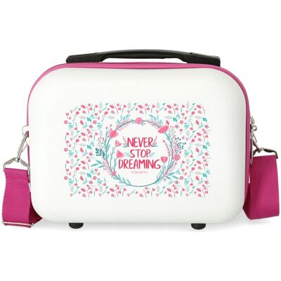 Movom Neceser Never Stop rígido adapatable a trolley. Blanco / Fucsia Movom Neceser Never Stop rígido adapatable a trolley. Blanco / Fucsia