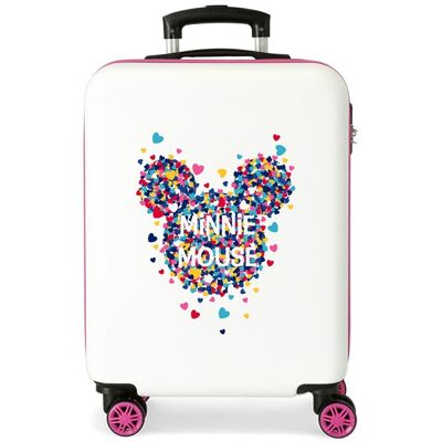 Disney Maleta de cabina Minnie Magic corazones rígida con capacidad de 34L. Rosa Disney Maleta de cabina Minnie Magic corazones rígida con capacidad de 34L. Rosa