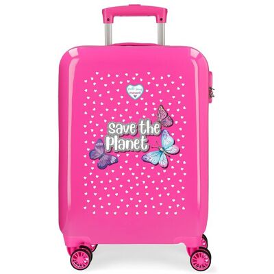 Movom Maleta de cabina Save the Planet rígida con capacidad de 34L. Rosa Movom Maleta de cabina Save the Planet rígida con capacidad de 34L. Rosa