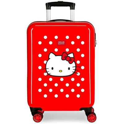 Personajes Maleta de cabina infantil Castle of Hello Kitty rígida con capacidad de 34L. Rojo Personajes Maleta de cabina infantil Castle of Hello Kitty rígida con capacidad de 34L. Rojo