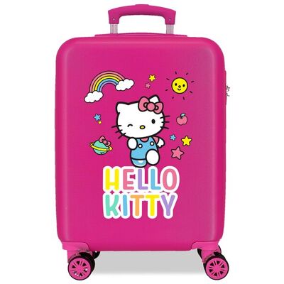 Personajes Maleta de cabina infantil Hello Kitty You are Cute rígida con capacidad de 35L. Rosa Personajes Maleta de cabina infantil Hello Kitty You are Cute rígida con capacidad de 35L. Rosa