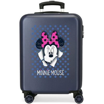 Disney Maleta de cabina infantil Minnie rígida Sunny Day rígida con capacidad de 35L. Azul marino Disney Maleta de cabina infantil Minnie rígida Sunny Day rígida con capacidad de 35L. Azul marino
