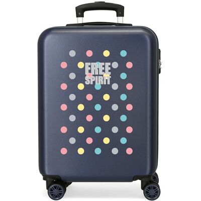 Movom Maleta de cabina Free Dots rígida con capacidad de 34L. Azulón Movom Maleta de cabina Free Dots rígida con capacidad de 34L. Azulón