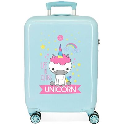Movom Maleta de cabina infantil Little Me Unicorn rígida con capacidad de 34L. Verde Movom Maleta de cabina infantil Little Me Unicorn rígida con capacidad de 34L. Verde