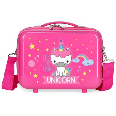 Movom Neceser infantil Little Me Unicorn rígido adaptable con capacidad de 9L. Rosa Movom Neceser infantil Little Me Unicorn rígido adaptable con capacidad de 9L. Rosa
