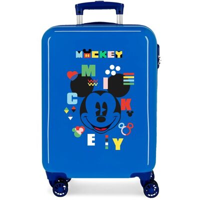 Disney Maleta de cabina infantil Mickey Shape Shifter rígida con capacidad de 34L. Azul Disney Maleta de cabina infantil Mickey Shape Shifter rígida con capacidad de 34L. Azul
