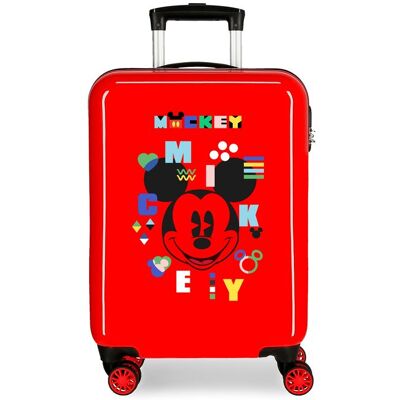 Disney Maleta de cabina infantil Mickey Shape Shifter rígida con capacidad de 34L. Rojo Disney Maleta de cabina infantil Mickey Shape Shifter rígida con capacidad de 34L. Rojo