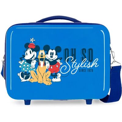 Disney Neceser infantil ABS Mickey Oh Boy rígido con capacidad de 9L. Azul Disney Neceser infantil ABS Mickey Oh Boy rígido con capacidad de 9L. Azul
