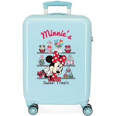 Disney Maleta de cabina infantil Minnie´s sweet treats That´s Easy rígida con capacidad de 34L. Azul claro Disney Maleta de cabina infantil Minnie´s sweet treats That´s Easy rígida con capacidad de 34L. Azul claro