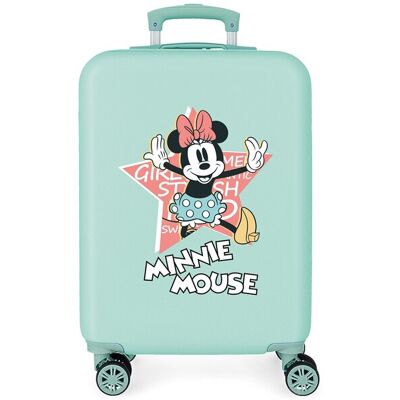 Disney Maleta de cabina infantil Minnie Mouse That´s Easy rígida con capacidad de 34L. Azul claro Disney Maleta de cabina infantil Minnie Mouse That´s Easy rígida con capacidad de 34L. Azul claro
