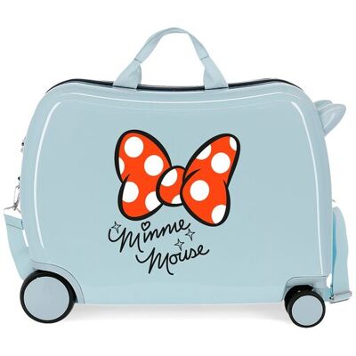 Disney Maleta de cabina Minnie Good Vibes Only rígida con capacidad 34 L. Azul Disney Maleta de cabina Minnie Good Vibes Only rígida con capacidad 34 L. Azul
