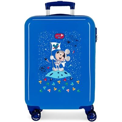 Disney Maleta de cabina infantil Mickey on the Moon rígida con capacidad de 34L. Azul Disney Maleta de cabina infantil Mickey on the Moon rígida con capacidad de 34L. Azul