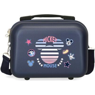 Disney Neceser infantil Mickey Denim rígido con capacidad de 9L. Azul marino Disney Neceser infantil Mickey Denim rígido con capacidad de 9L. Azul marino