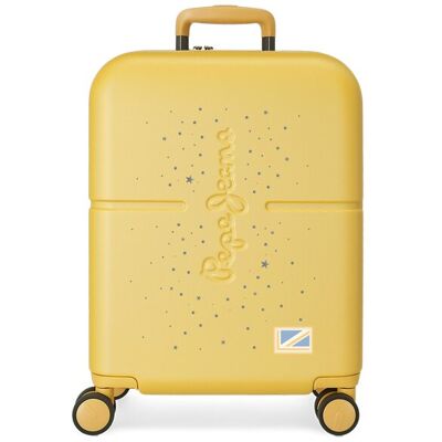 Pepe Jeans Maleta de cabina Jane rígida con capacidad de 37L. Amarillo Pepe Jeans Maleta de cabina Jane rígida con capacidad de 37L. Amarillo